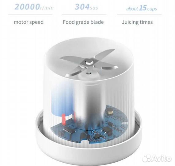 Блендер с беспроводной зарядкой