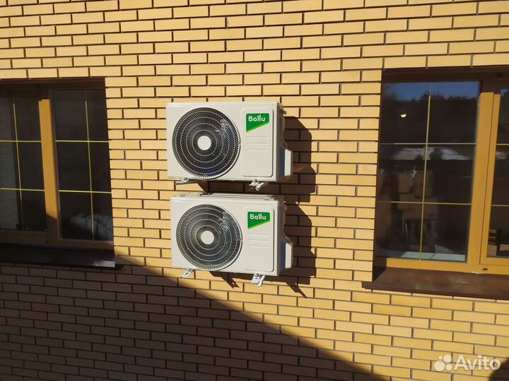 Установка кондиционера, монтаж в 2 этапа, демонтаж