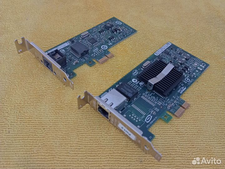 Сетевая карта Intel гигабитная низкопрофильная