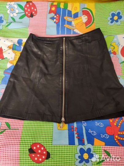 Кожаная юбка