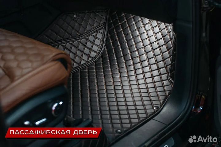 Автомобильные коврики из экокожи