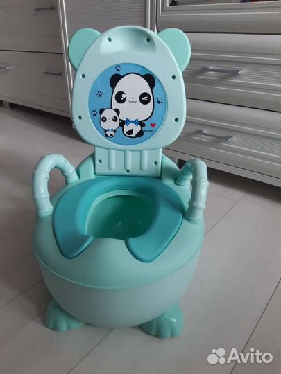 Детский горшок с крышкой