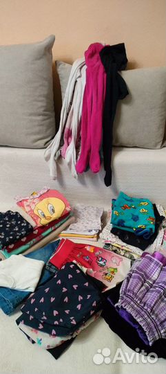 Большой пакет вещей для девочки 5-6 лет