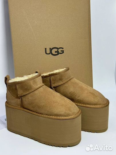 Ugg женские на платформе зима