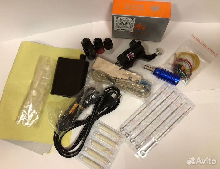 Тату набор с роторной машинкой