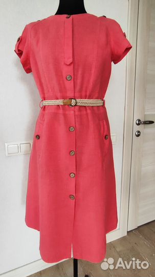 Платье женское летнее 46 48 лен