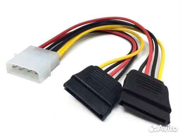 Переходники питания SATA, Molex, 6pin
