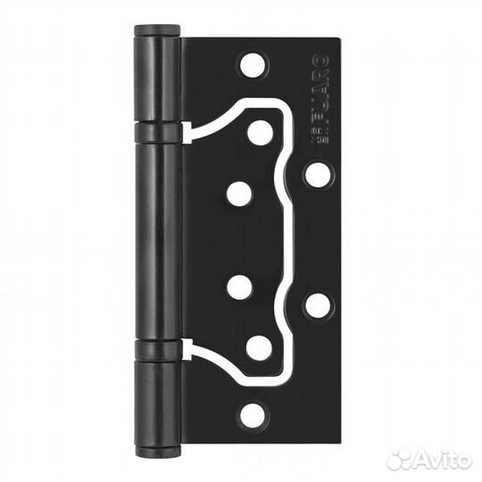 Петли дверные бабочка накладные чёрные матовые 9шт