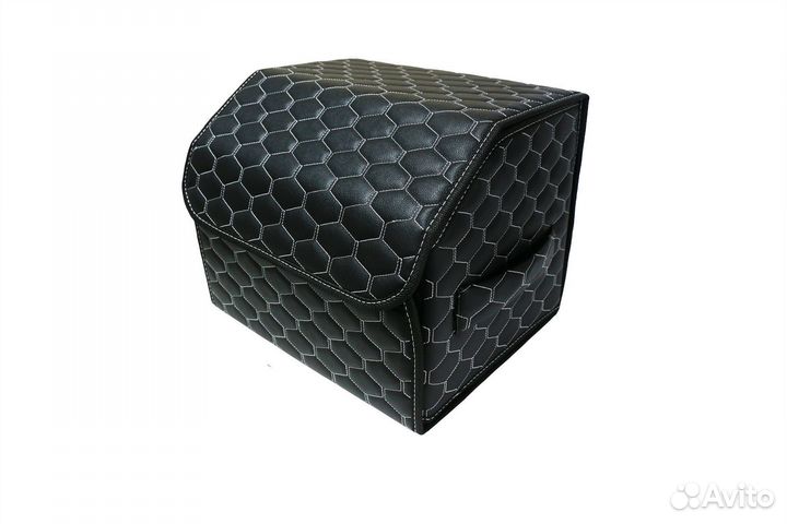 Органайзер в багажник 50 см черный бел черн