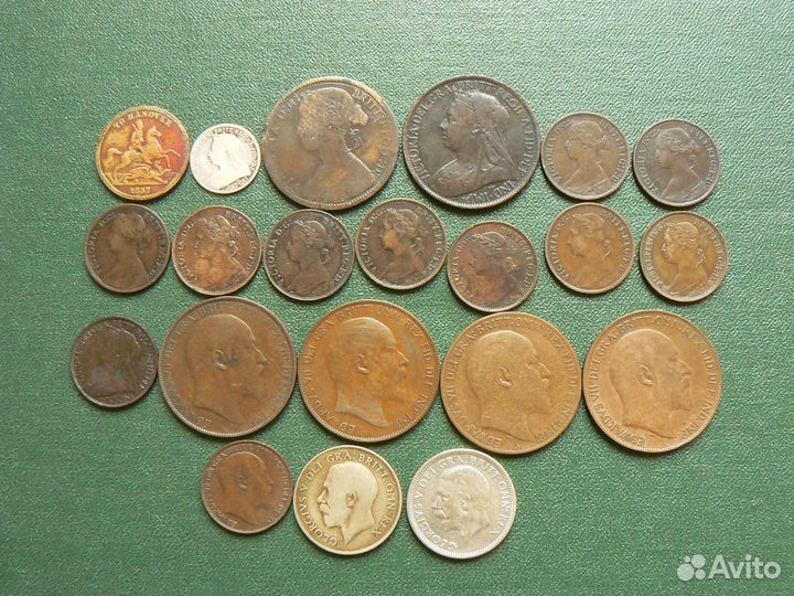 Монеты Великобритании и колоний