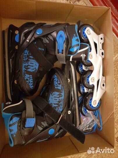 Коньки детские раздвижные 33 36