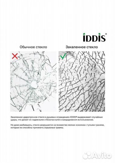 Душевая дверь распашная черный ал.проф.1110х1950мм