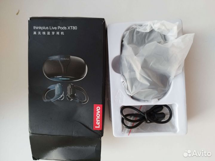 Спортивные беспроводные наушники lenovo