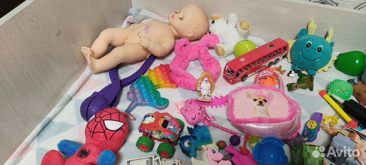 Большой пакет игрушек б.у