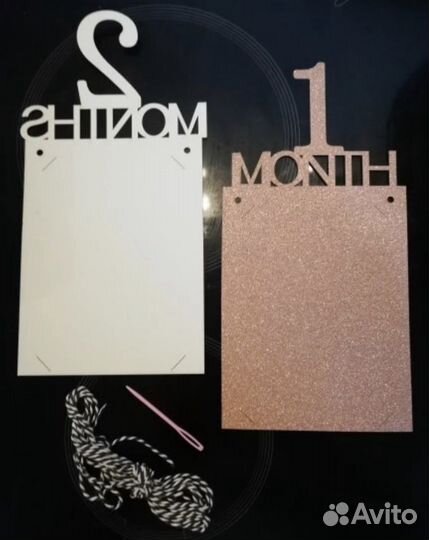 Фоторамки 12 месяцев малышке