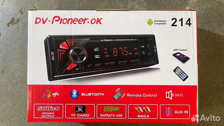 Магнитола Pioneer 1din