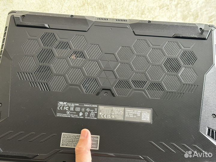 Asus tuf f15 i5 3050 512гб идеальный игровой