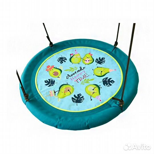 Качели гнездо 80 см детские Весёлый Авокадо 100 кг