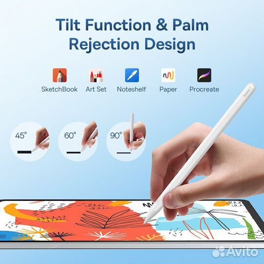 Стилус Baseus для iPad Apple Pencil 2-ro поколения