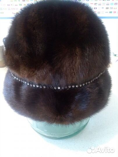 Шапка норковая женская