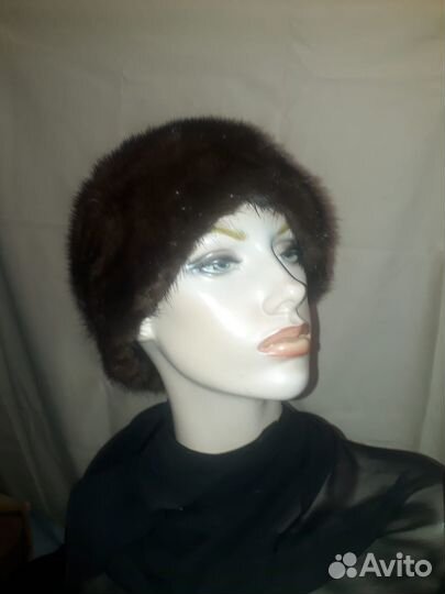 Шапка зимняя норка 56-57