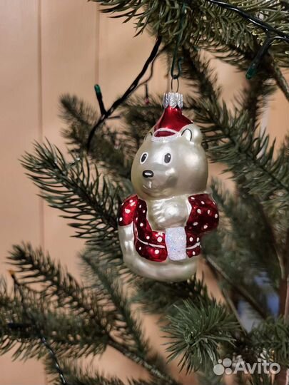 Елочные игрушки.Современные.Стекло