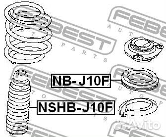 Пыльник переднего амортизатора