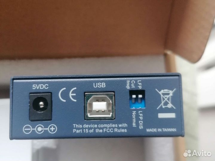 Media Converter 10/100/1000 Base-T to 1000 Base-X