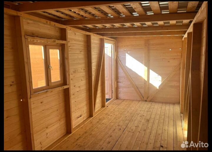 Хозблок утепленный отделка вагонка утепление ursa