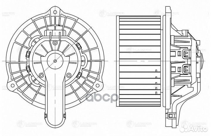 Вентилятор отопителя салона hyun/KIA