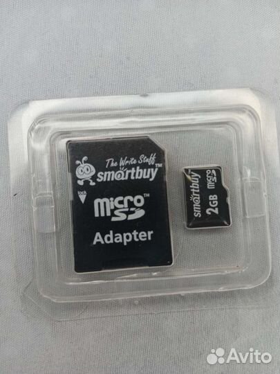 Карта памяти Micro sd 2gb с Адаптером