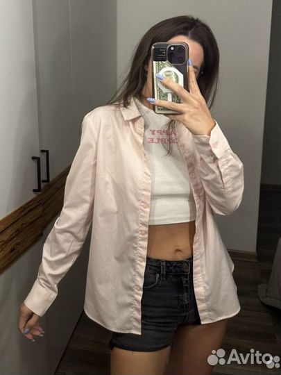 Рубашка розовая befree