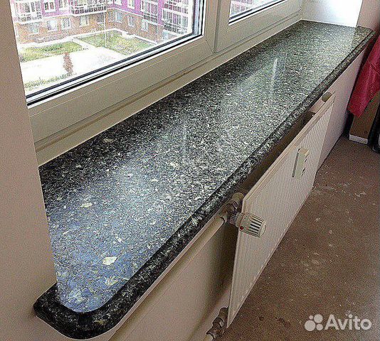 Подоконник из искусственного камня под заказ