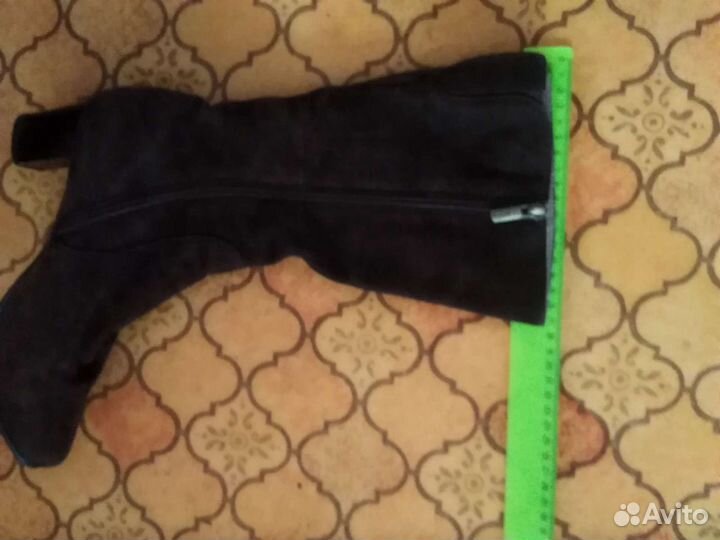 Сапоги замша р. 37