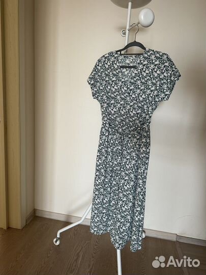 Uniqlo платье цветочный принт