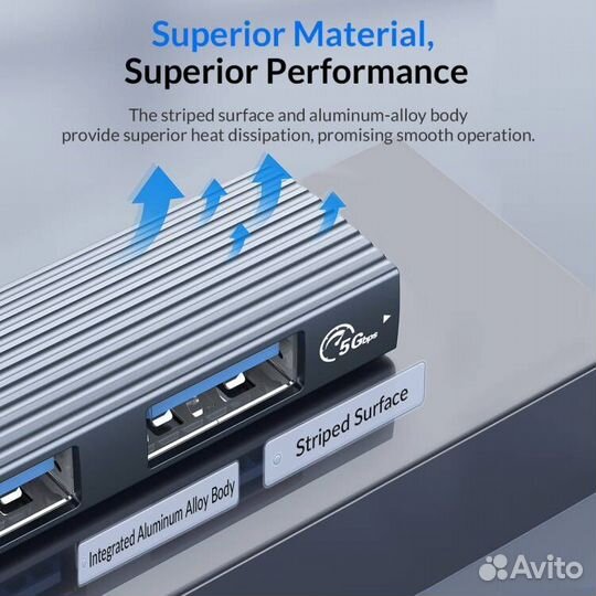 USB Хаб type-c на MacBook 3в1 orico