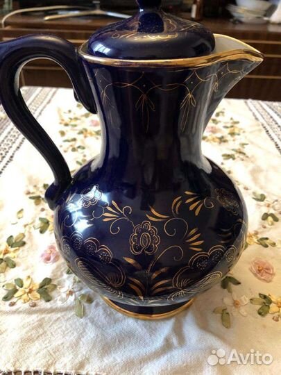 Графин кобальтовый лфз