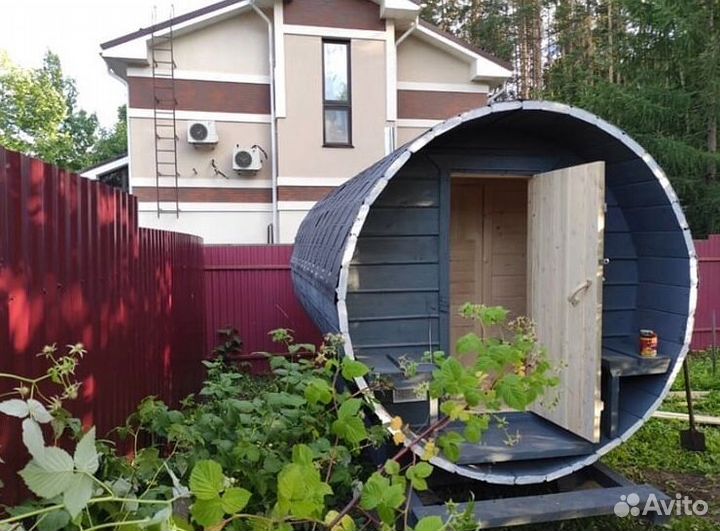 Баня-бочка квадро с доставкой