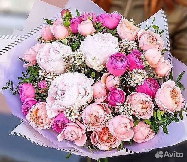 Пионы Розы Доставка