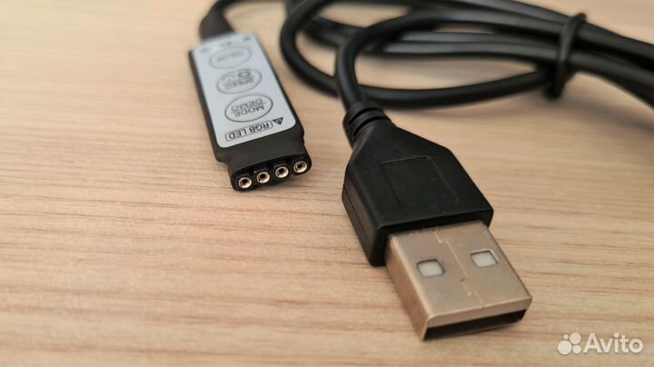 Новый Контроллер RGB 5V 4 PIN - USB