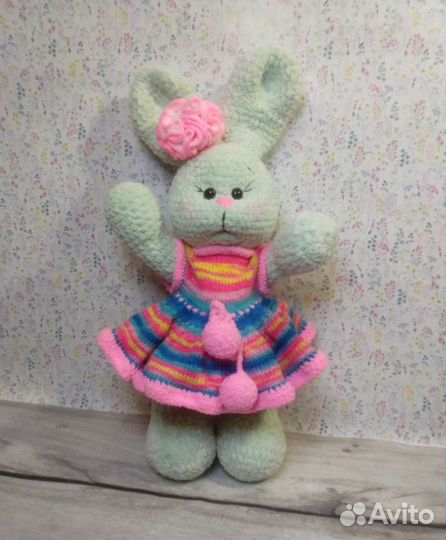 Мягкая игрушка заяц