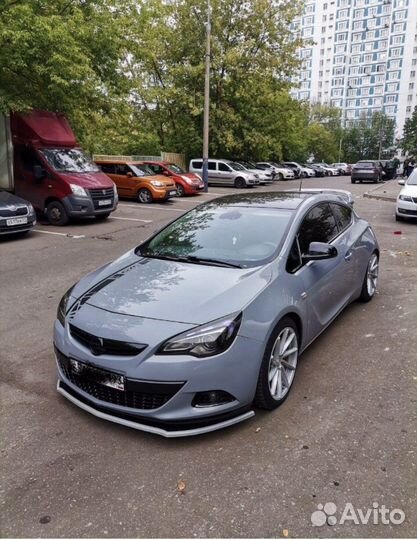 Сплиттер на бампер maxton design Opel Astra GTC