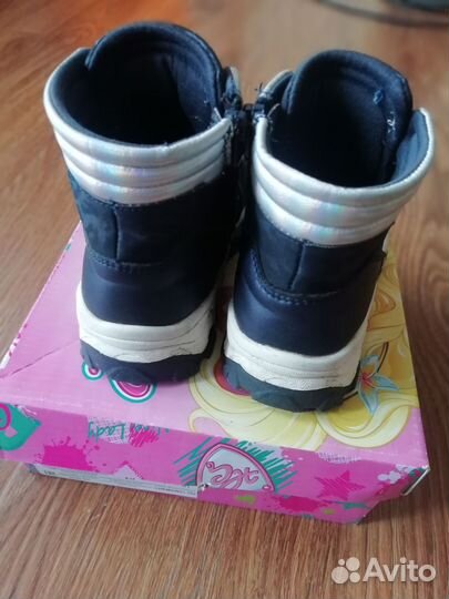 Ботинки демисезонные для девочки 28 размер