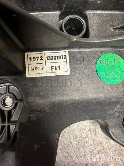 Педальный узел Chevrolet Cruze J300