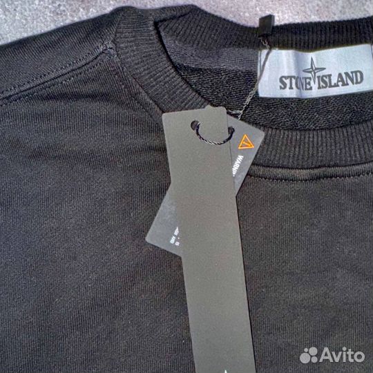 Свитшот Stone Island Brushed Cotton Crew Neck