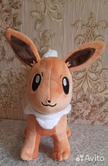 Мягкая игрушка покемон Иви (Eevee)