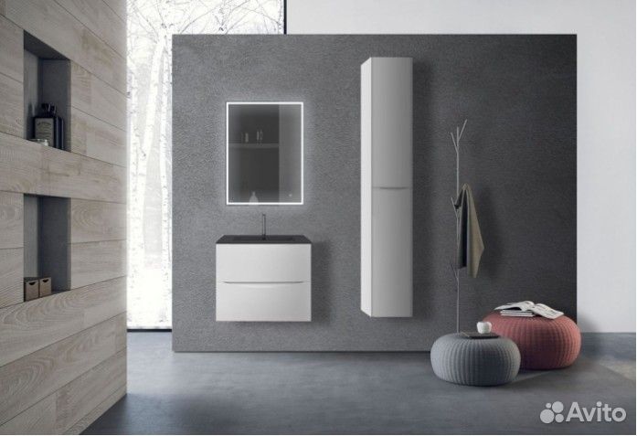 Мебель для ванной Vincea Mia MC600 белый глянец Black