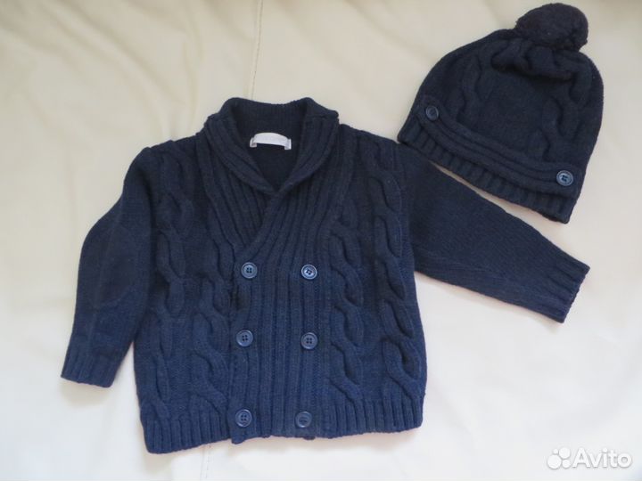 Комплект детский Le Coconne Италия 9 мес. шап и ко