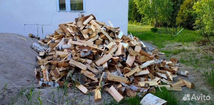 Дрова сухие навалом