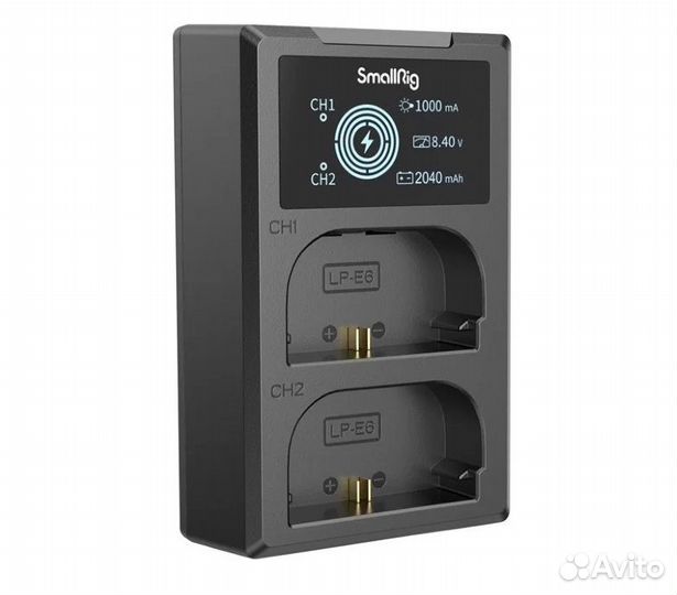 Зу SmallRig 4084 LC-E6 на 2 аккумулятора не ориг